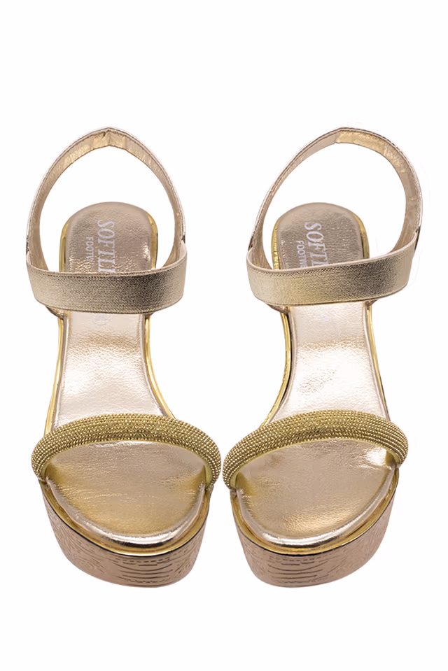 Embellished solid wadges — rent in Bangalore
