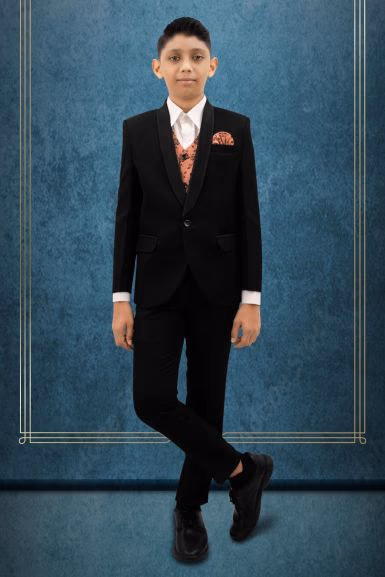 Kids Black suit — rent in Calicut