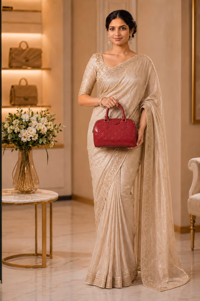 Louis Vuitton Indian Rose Monogram Vernis Montana Bag Bowler Speedy — rent in Edappally