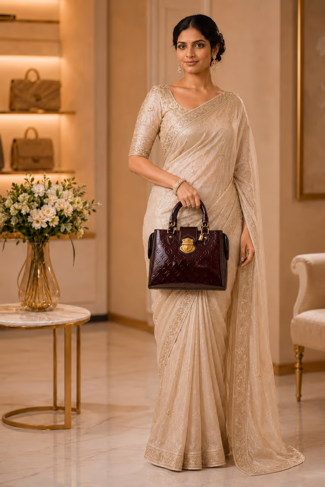 Louis Vuitton Melrose Avenue Vernis Amarante Handbag Purse B0655 — rent in Edappally