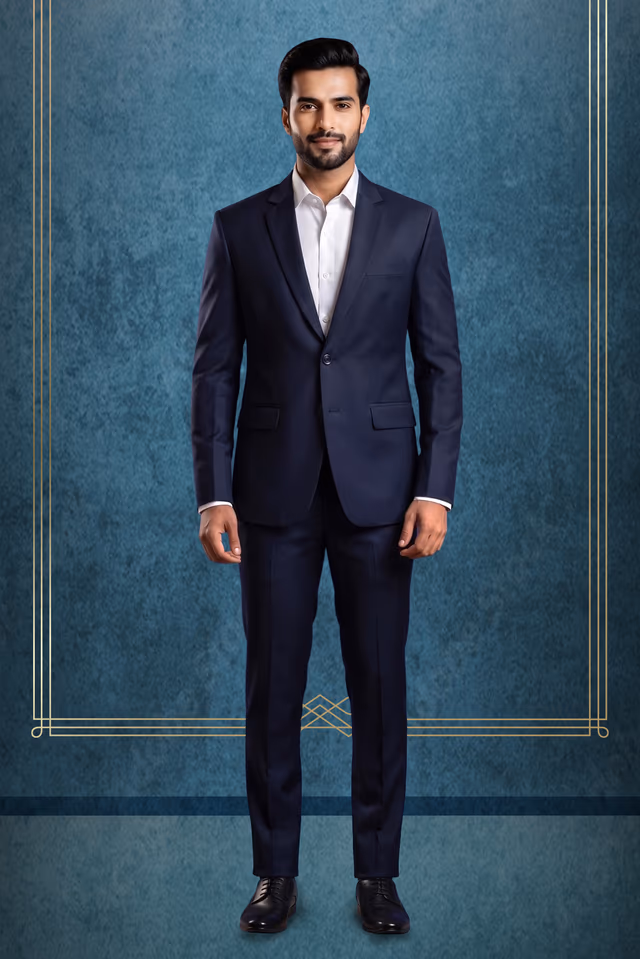 Premium Burgundy Three-Piece Formal Suit — rent in Coimbatore