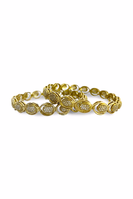 Regal Polki Bangles That Exude Sophistication And Timeless Beauty — rent in Bangalore